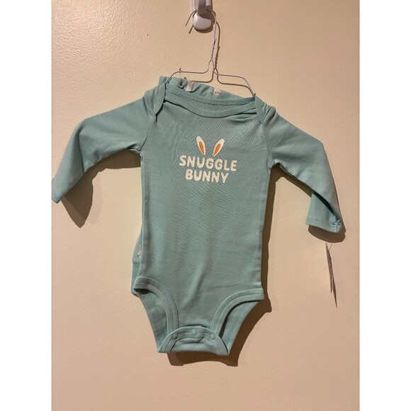 NWT Carter's Just One You Teal "Snuggle Bunny" Bodysuit & Leggings Outfit - 6M - Picture 1 of 3